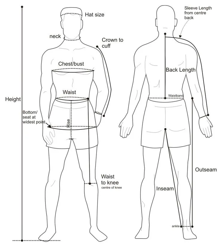 Men's Measurement Guide